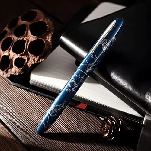 HONG DIAN N23 Blue Rabbit Fountain Pen Extra Fine Nib 0.4mm | Smooth Writing Instrument thumbnail 5