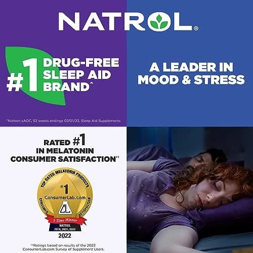 Natrol 10mg Melatonin Gummies Strawberry 140 Count (1680 Gummies Total) | Sleep Support for Adults thumbnail 8