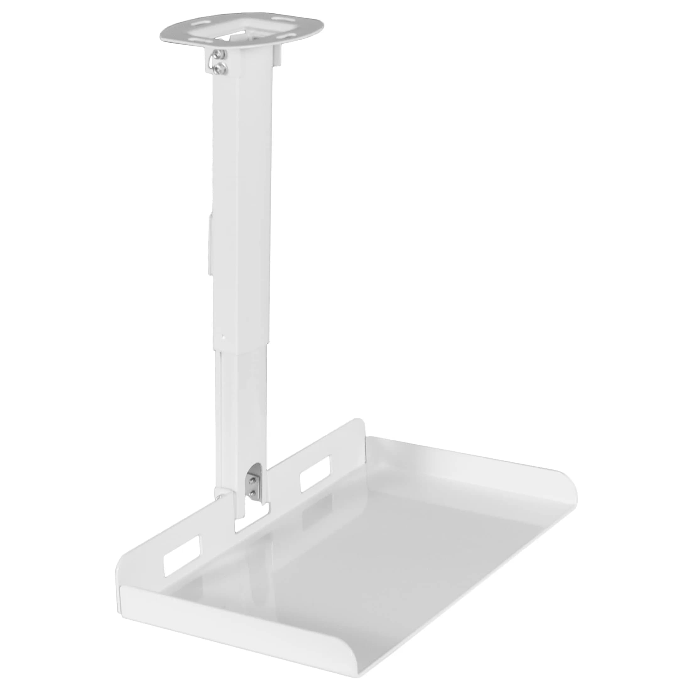 VIVO MOUNT-VP02B Black Extending Ceiling Projector Mount | 13.97 cm (5.5 in) to 31.75 cm (12.5 in) Mounting Range — White