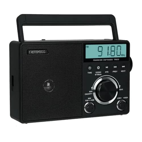 Retekess TR635 Portable Digital Radio | AM FM Shortwave Radio for Seniors & Travel thumbnail 1