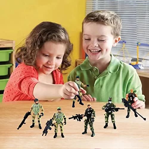 MQSTARSRISE Army Men Action Figures with Weapons | Detachable & Safe Plastic Playset thumbnail 5