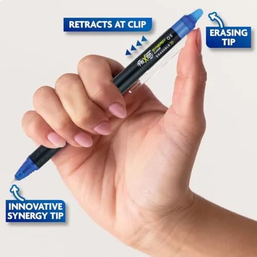 PILOT FriXion Synergy Clicker Erasable Pens 0.5mm (5-Pack Assorted) | Write, Erase, Rewrite thumbnail 4