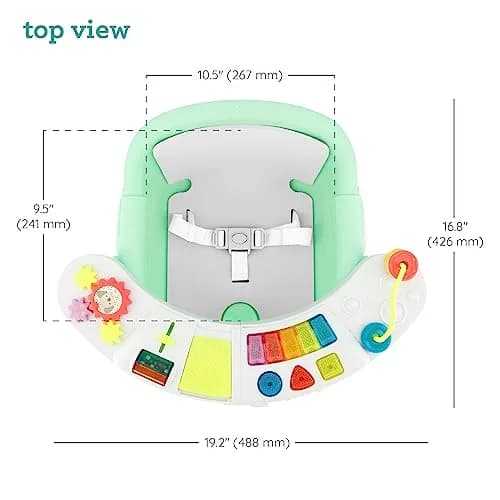 Infantino Baby Seat & Booster Mint | 3-in-1 Discovery, Play & Snack thumbnail 6
