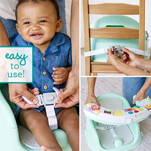Infantino Baby Seat & Booster Mint | 3-in-1 Discovery, Play & Snack thumbnail 4