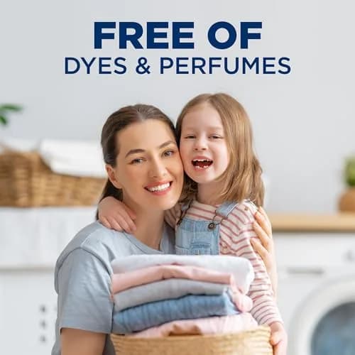 ARM & HAMMER Sensitive Skin Free & Clear Liquid Laundry Detergent | Gentle on Skin, Powerful on Dirt, 140 Fl Oz thumbnail 4