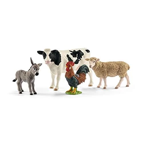 Schleich Farm World Starter Playset with 4 Realistic Animal Figures | Kids 3+ Years thumbnail 1