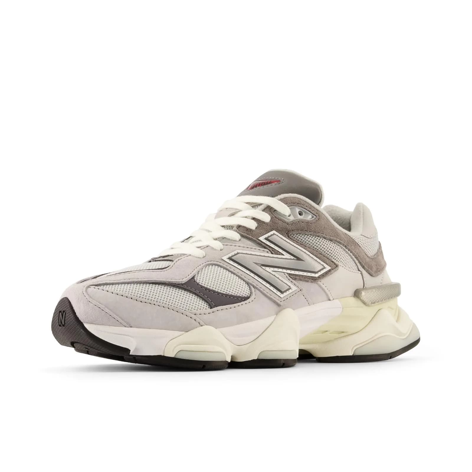 New Balance 9060 Unisex Sneakers Grey 7.5 US Men/9 US Women | Breathable Mesh & Suede