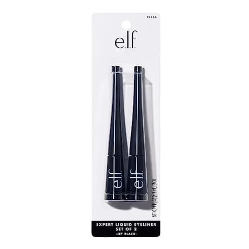 e.l.f. Expert Liquid Liner Jet Black 0.07 oz (2.07 ml) | Precise Definition with Smudge-Resistant Formula thumbnail 3