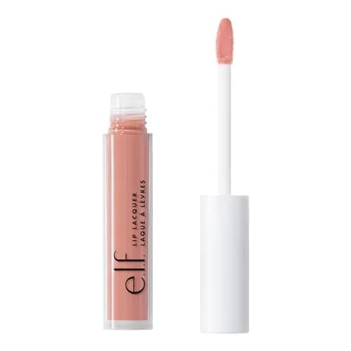 e.l.f. Lip Lacquer, Whisper Pink | High-Shine, Nourishing, Vegan Lip Gloss (0.08 Fl Oz) thumbnail 1