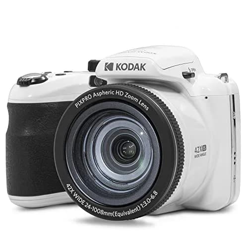 KODAK PIXPRO AZ425 20MP Digital Camera, 42x Optical Zoom, 1080p Full HD Video, White | 20.68 MP Effective Still Resolution thumbnail 1