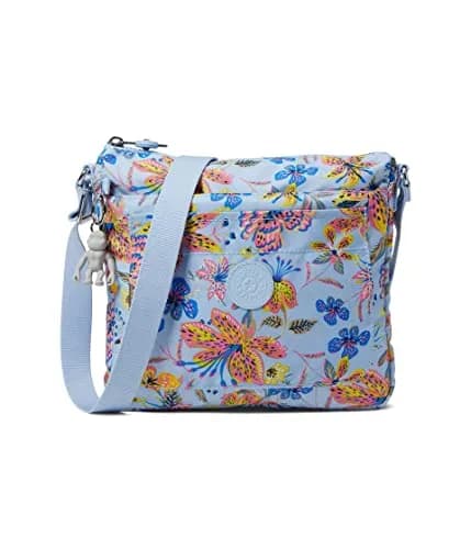 Kipling Sebastian Crossbody Bag Wild Flowers 2L (0.07 cu ft) | Lightweight Nylon Messenger Bag thumbnail 1
