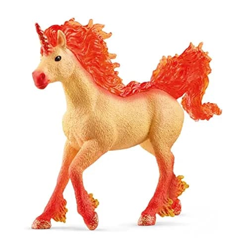 Schleich Bayala Elementa Fire Unicorn Stallion 5.7in | Fantasy Unicorn Toy for Kids 5+ thumbnail 1