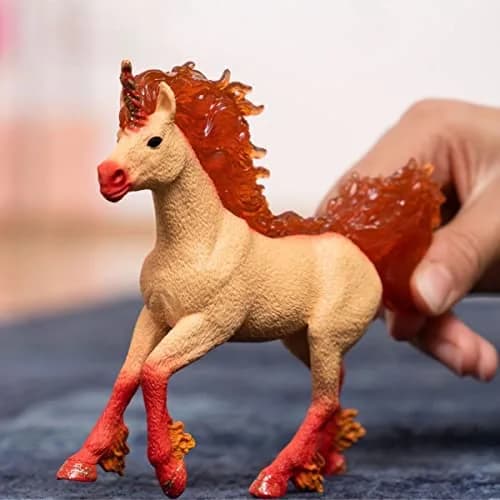 Schleich Bayala Elementa Fire Unicorn Stallion 5.7in | Fantasy Unicorn Toy for Kids 5+ thumbnail 2