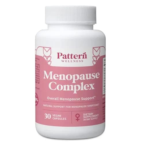 Pattern Wellness Menopause Complex Supplement – 30 Vegan Capsules | Supports Hormonal Balance & Women’s Wellness thumbnail 1