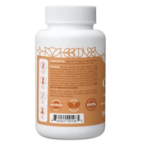 Pattern Wellness Zinc Complex Supplement – 30 Vegan Capsules | Supports Immune, Skin & Digestive Health thumbnail 2