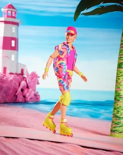 Barbie Ken Doll in Inline Skating Outfit The Movie Exclusive | Collectible Skating Doll for Fans & Kids thumbnail 5