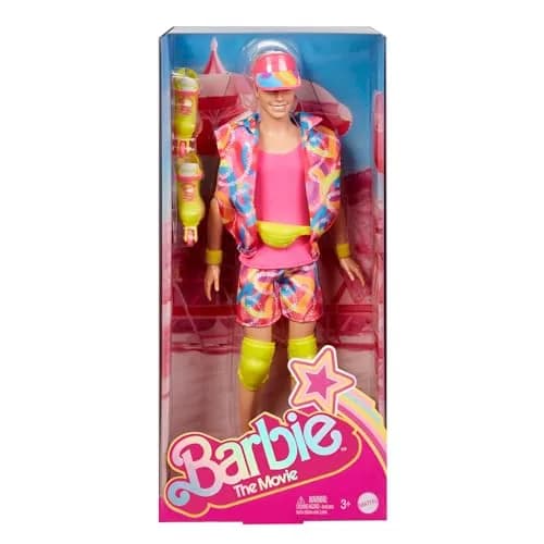 Barbie Ken Doll in Inline Skating Outfit The Movie Exclusive | Collectible Skating Doll for Fans & Kids thumbnail 6