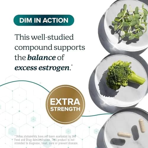 SMNutrition DIM Supplement 400mg 90 Count | Extra Strength Hormone Balance for Men & Women thumbnail 3