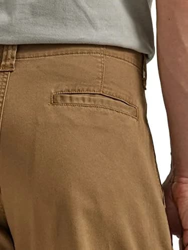 Wrangler Authentics Men's Relaxed Fit Stretch Cargo Pant, Kangaroo, 34W x 32L | Durable, Comfortable & Versatile thumbnail 3