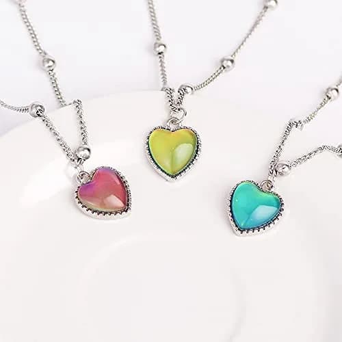 Yocoyee Color Changing Ring & Necklace Set | Mood Emotion Temperature Copper thumbnail 3
