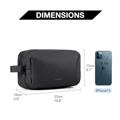 BAGSMART Toiletry Bag for Men | Water-Resistant Travel Organizer with Large Capacity (10.6''L*3.9''W*6.7''H) thumbnail 5
