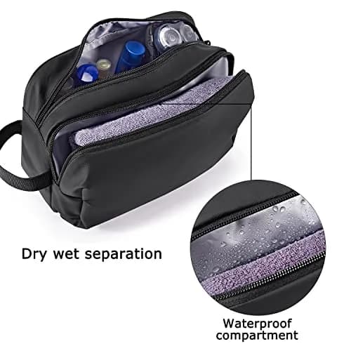 BAGSMART Toiletry Bag for Men | Water-Resistant Travel Organizer with Large Capacity (10.6''L*3.9''W*6.7''H) thumbnail 3