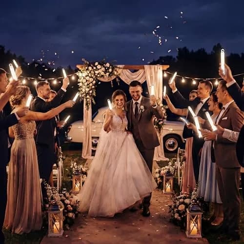 LEIFIDE 100 Pcs White Glow Sticks Bulk, 6 Inch (15 cm) Light Sticks for Party | 24+ Hour Glow thumbnail 3
