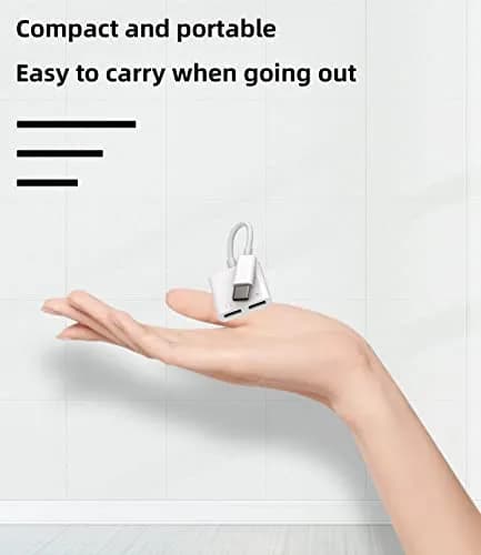 zoyuzan Dual USB-C Headphone Splitter with DAC & 60W Charging | 2-Port Audio Adapter thumbnail 2