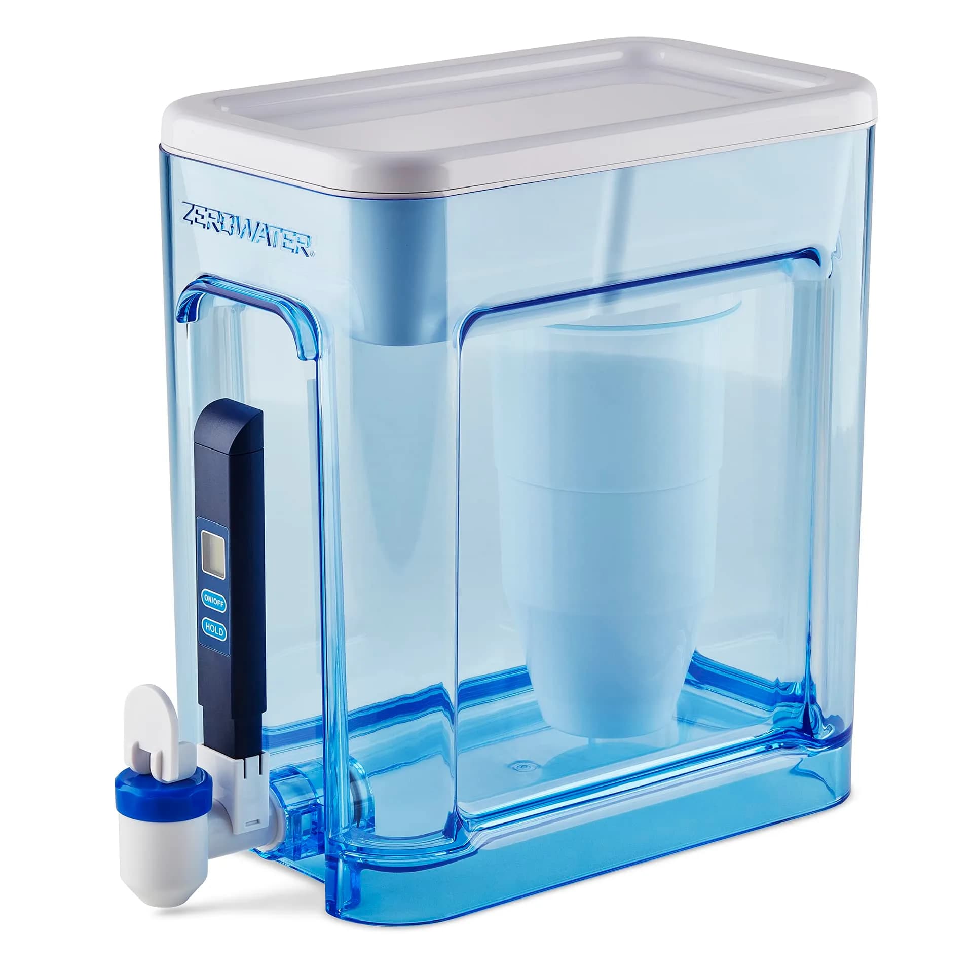 ZeroWater 22-Cup Ready-Read Water Filter Dispenser | 5-Stage Purification with TDS Meter - main product image