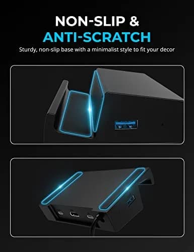 SABRENT 6-Port USB-C Docking Station DS-SD6P 95W | 4K@60Hz HDMI, 3x USB-A 5Gbps, USB-C Data, 95W PD Charging thumbnail 5
