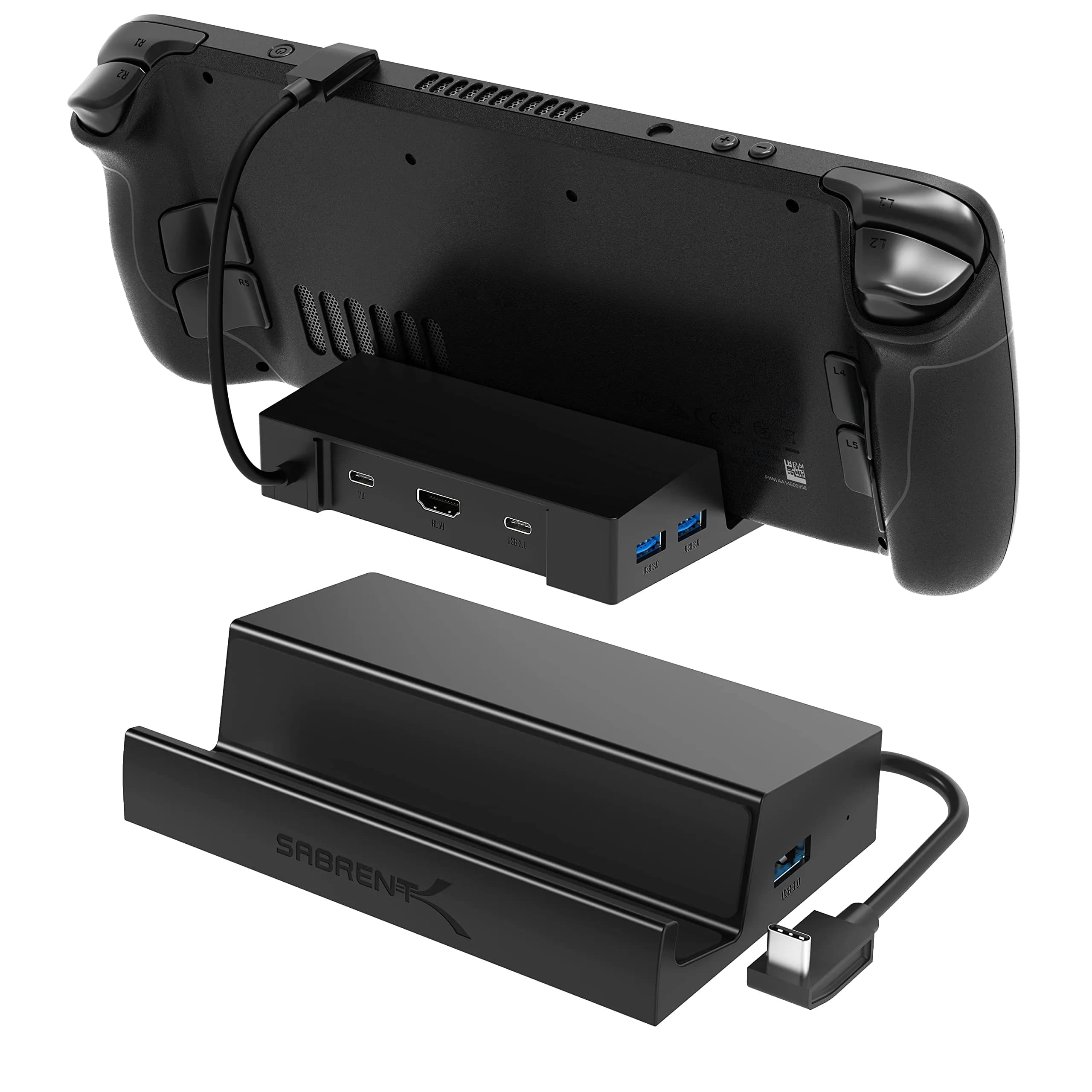 SABRENT 6-Port USB-C Docking Station DS-SD6P 95W | 4K@60Hz HDMI, 3x USB-A 5Gbps, USB-C Data, 95W PD Charging