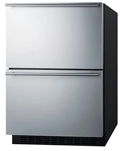 Summit ADFD243 24" Built-In 2-Drawer Freezer | ADA Compliant, 3.7 cu.ft. Capacity, Indoor/Outdoor Rated thumbnail 3