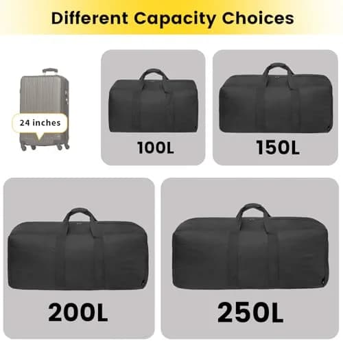 Vorspack Extra Large Duffle Bag 150L (91.4cm x 43.2cm x 38.1cm) | Heavy-Duty Travel Gear Bag thumbnail 7