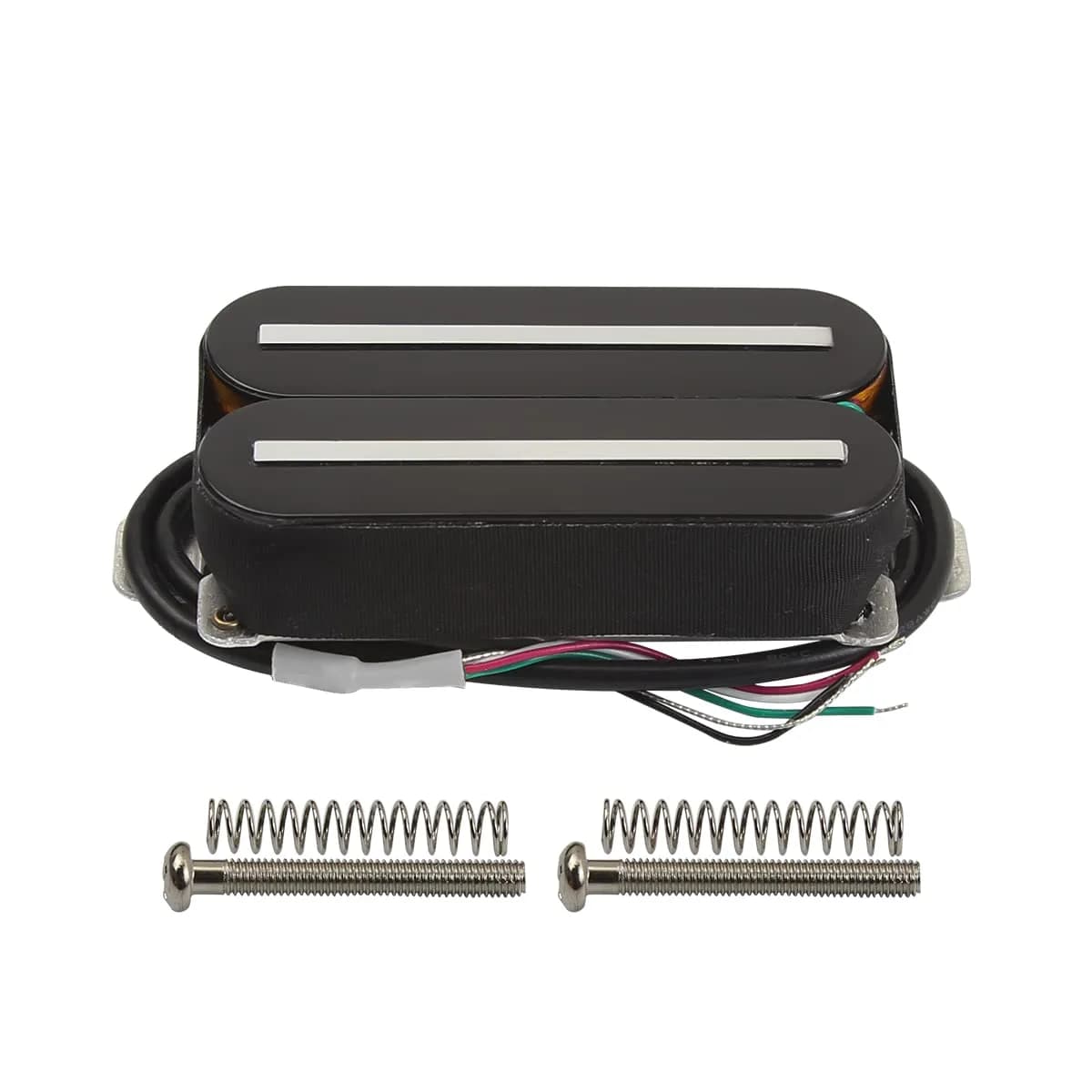 FLEOR High Output Bridge Humbucker Pickup, Black | Fully Wax Potted for Noise-Free Performance — Black, 7-8K