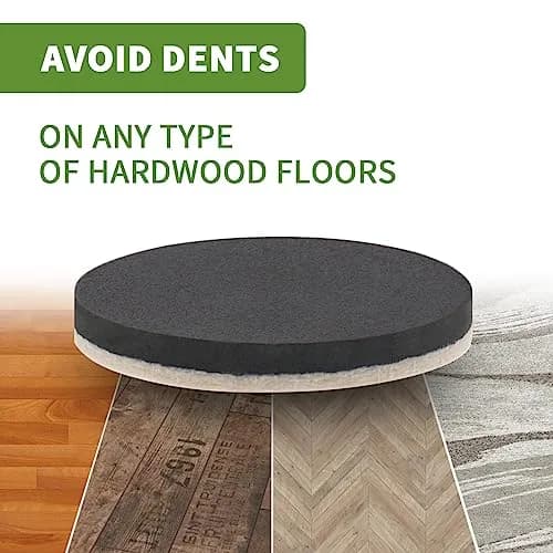 COVERCORNER Felt Furniture Sliders for Hardwood Floors 16 PCS, 3 1/2" (8.89 cm) | Move Heavy Furniture Easily thumbnail 7