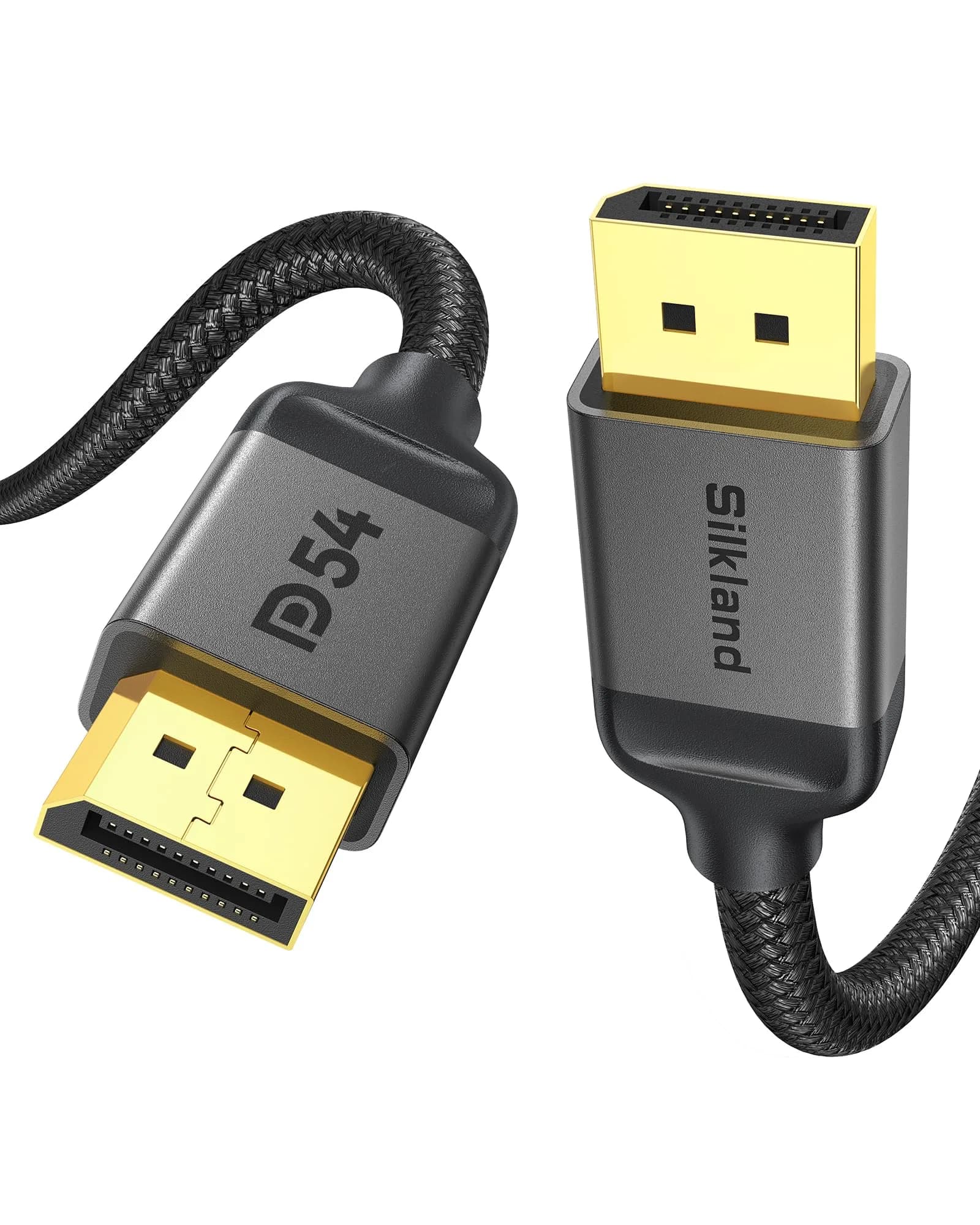 Silkland DisplayPort 2.1 Cable 15FT | 16K HDR, 54Gbps, Gaming Ready - main product image
