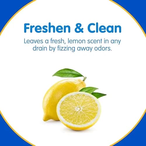 Plink Fizzy Drain Cleaner & Deodorizer Tablets, Lemon Freshener, 18 Count | Fizzing & Freshening Drain Odors thumbnail 4