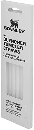 Stanley Quencher Tumbler Straws for 14 or 20 oz | BPA-Free Stainless Steel Replacement Straws (4-Pack) thumbnail 2