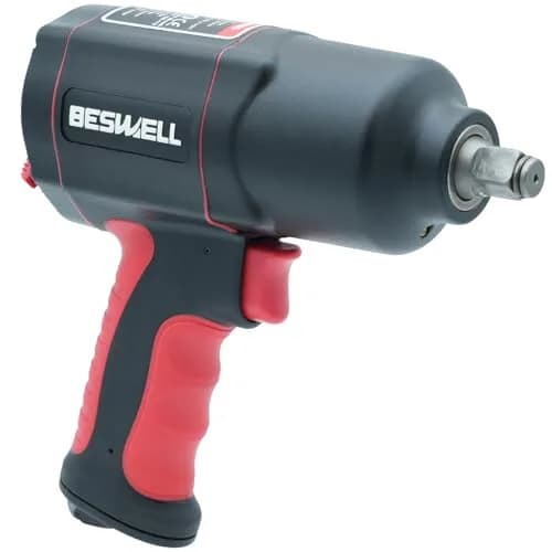 BESWELL BW-112BN 1/2-Inch Air Impact Wrench 1180 Ft-Lbs Max Torque | Heavy Duty Garage Tool thumbnail 3