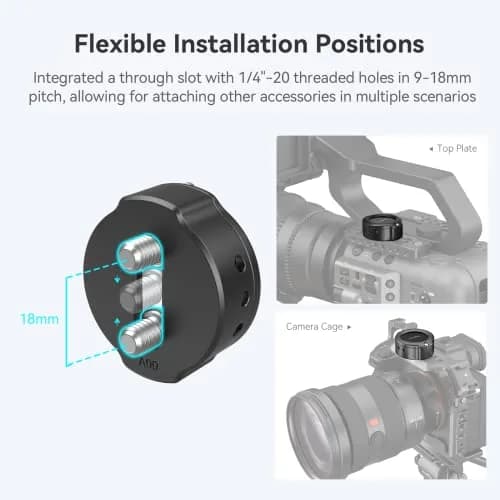 SMALLRIG Cage for AirTag MD4149 with Dual 1/4"-20 Screw | Secure Camera Tracking Mount thumbnail 4