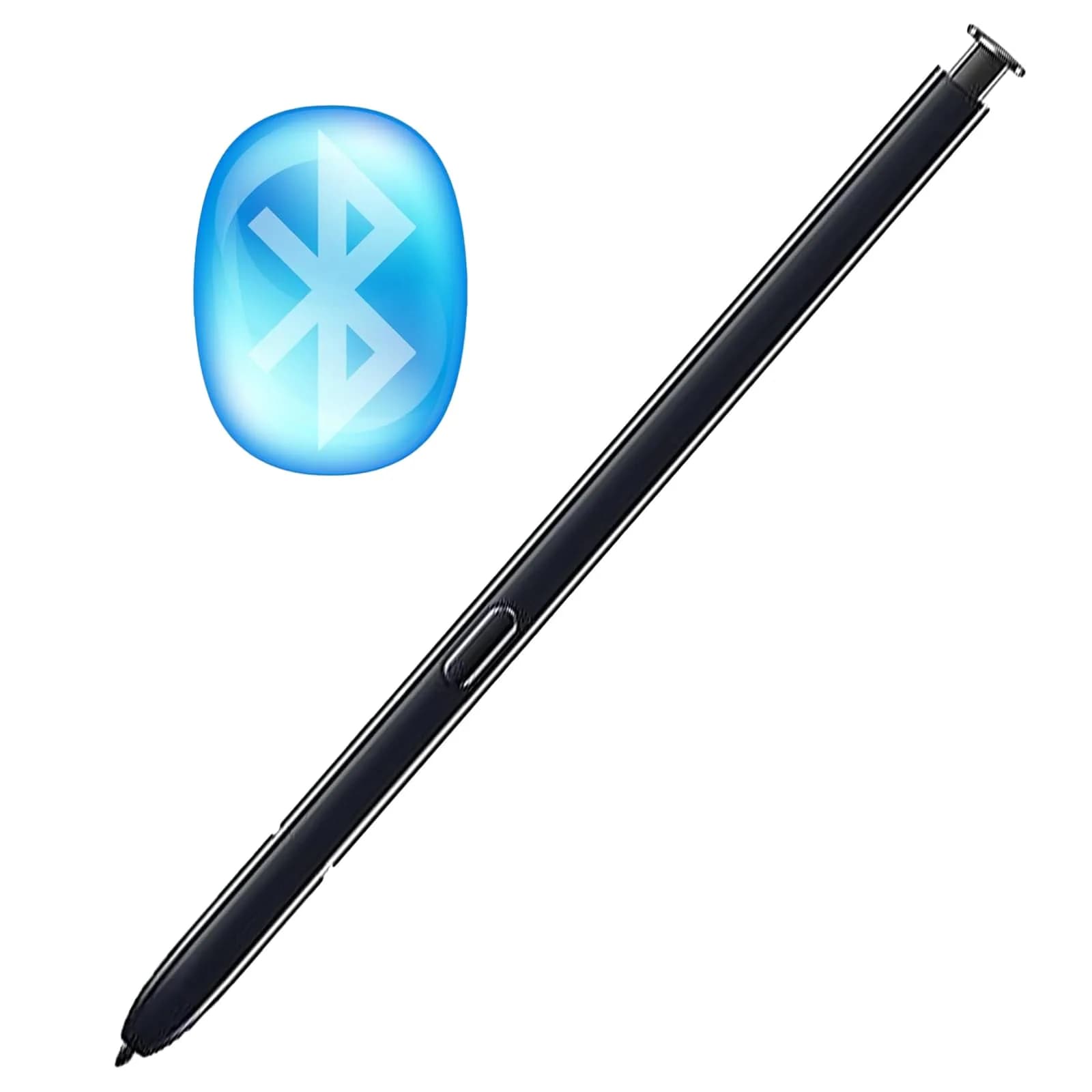 LiXiongBao White S Pen Replacement for Samsung Galaxy Note 10/10+ Stylus with Bluetooth, 4096 Pressure Sensitivity — Aura Black