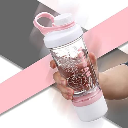 youcanplato 21oz Protein Shaker Bottle with Powder Storage & BPA Free Tritan | Gym Sport Water Bottle thumbnail 4