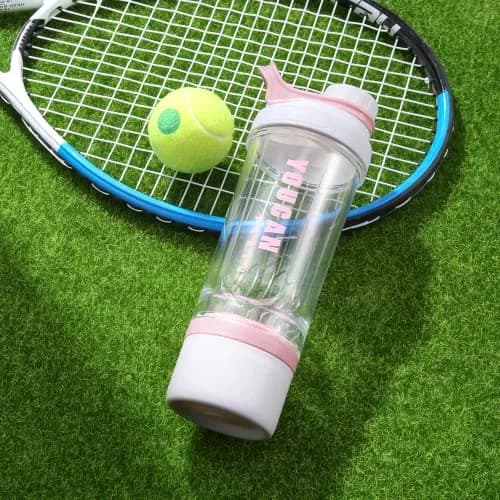 youcanplato 21oz Protein Shaker Bottle with Powder Storage & BPA Free Tritan | Gym Sport Water Bottle thumbnail 5