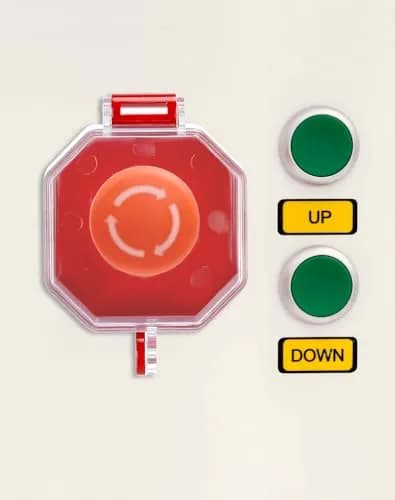 QWORK Emergency Stop Button Cover, 4 Pack Plastic Switch Protector, Impact Dust UV Resistant | Add Safety thumbnail 3