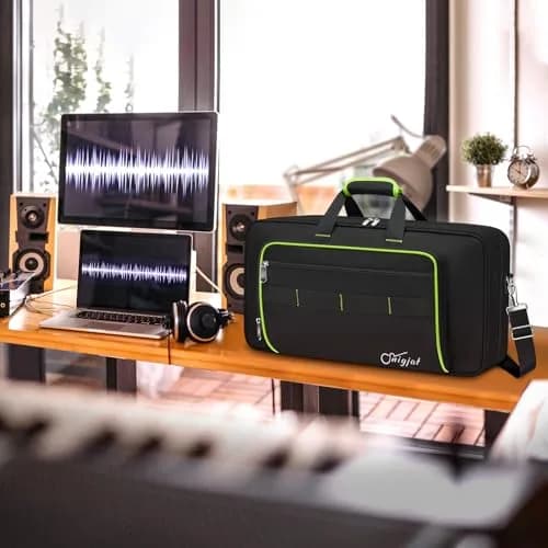 SNIGJAT DJ Controller Case for DDJ FLX4/400/REV1 with Laptop Compartment, 53.98cm x 30cm x 6.35cm (21.5"x11.8"x2.5") thumbnail 7