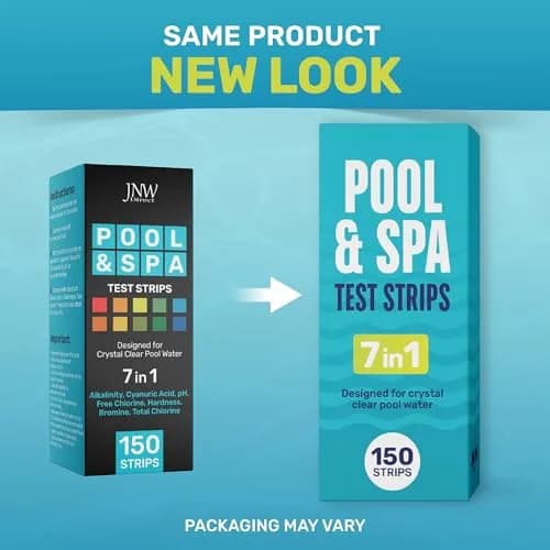 JNW Direct Pool Test Strips 150 Pack | 7-in-1 Water Test for Pools & Spas thumbnail 2