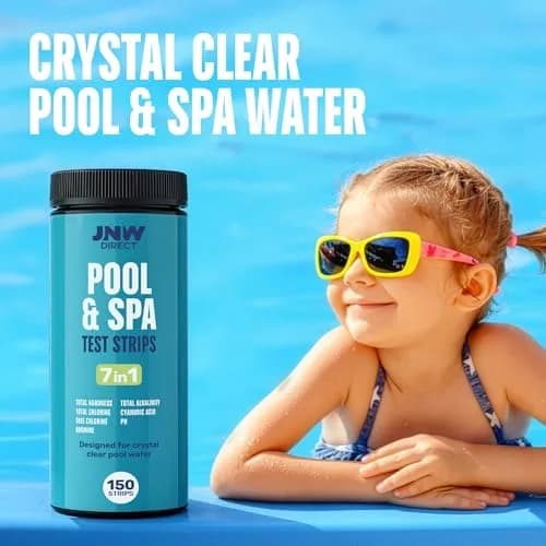 JNW Direct Pool Test Strips 150 Pack | 7-in-1 Water Test for Pools & Spas thumbnail 3