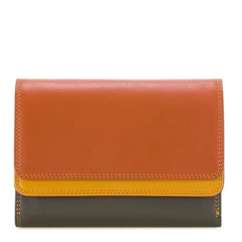 mywalit Double-Flap Wallet Leather Purse | 6 Credit Card Slots | ID Window, Coin Pockets & Pen | Lucca | Classy & Compact Accessory for Men & Women | Perfect for Everyday Use thumbnail 1
