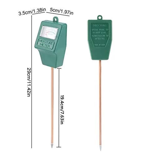 Hathdia Soil Moisture Meter 2 Pack | No Battery Needed Plant Water Monitor thumbnail 6