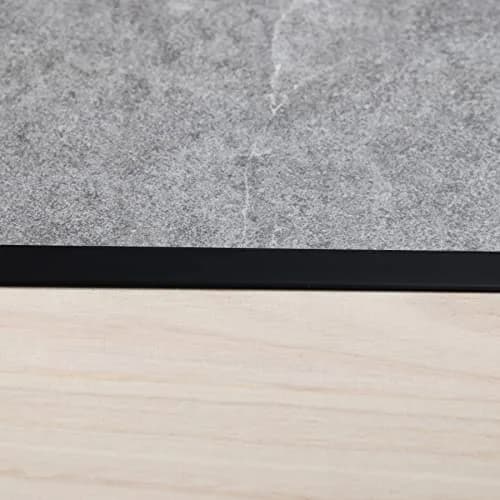 Trimold Aluminum T Molding Floor Transition Strip 2.9Ft Matte Black | Seamless Floor Gap Bridging thumbnail 7